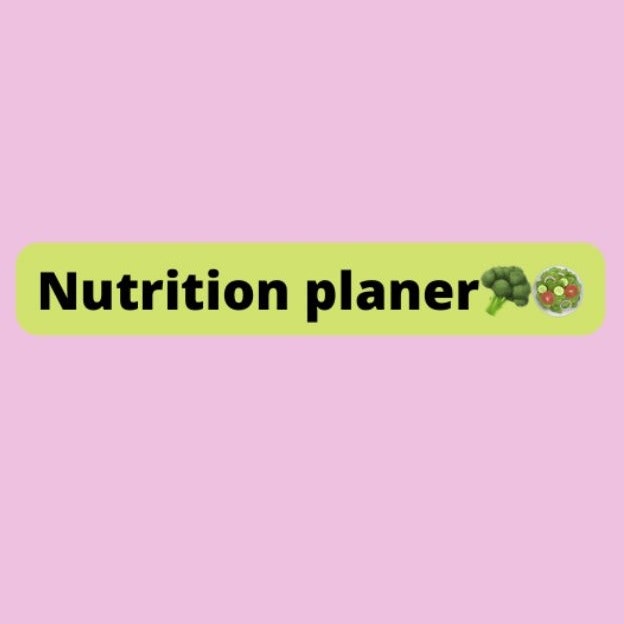Nutrition planer