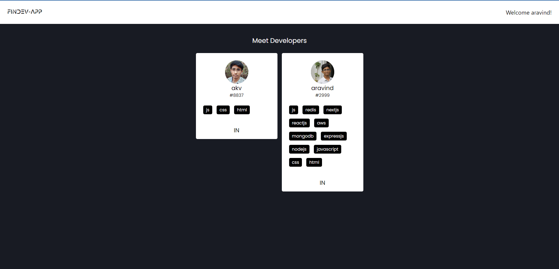 findev-app gallery image