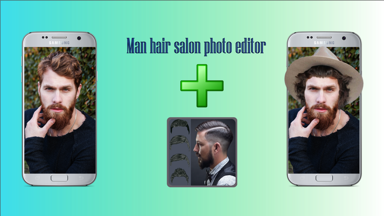 Man Hair Salon Photo Editor gallery image
