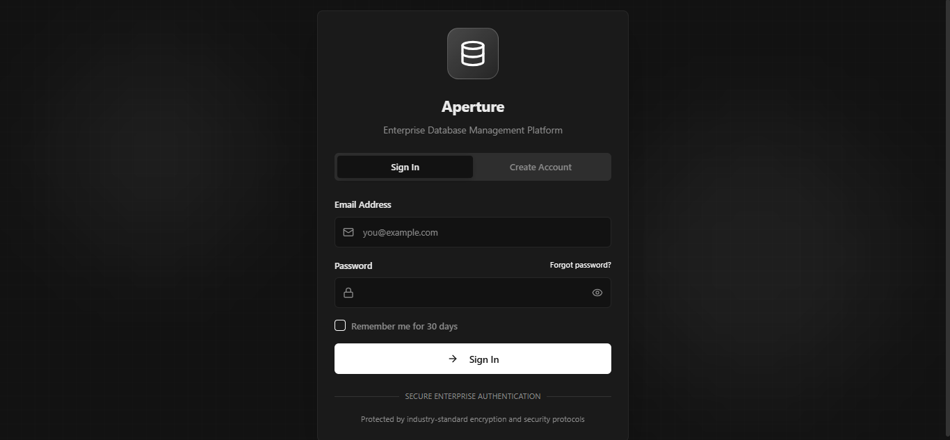Aperture - Screenshot 2 showing product features and functionality
