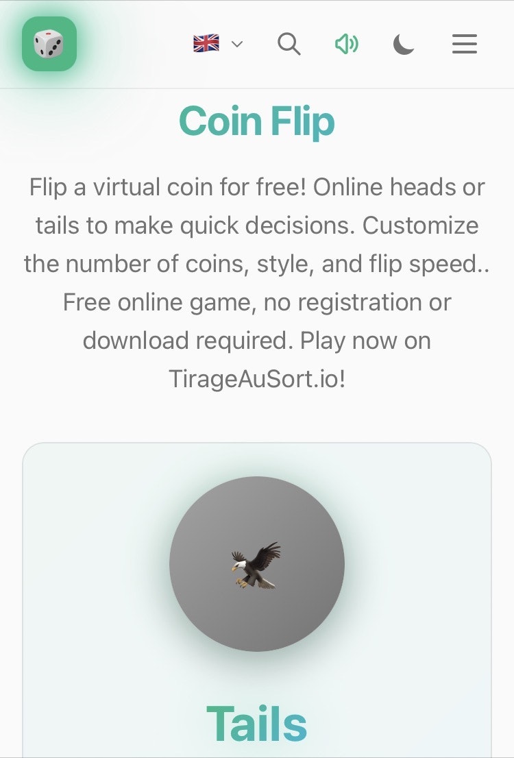 TirageAuSort.io - Screenshot 2 showing product features and functionality