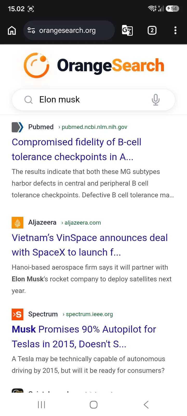 Orange Search gallery image