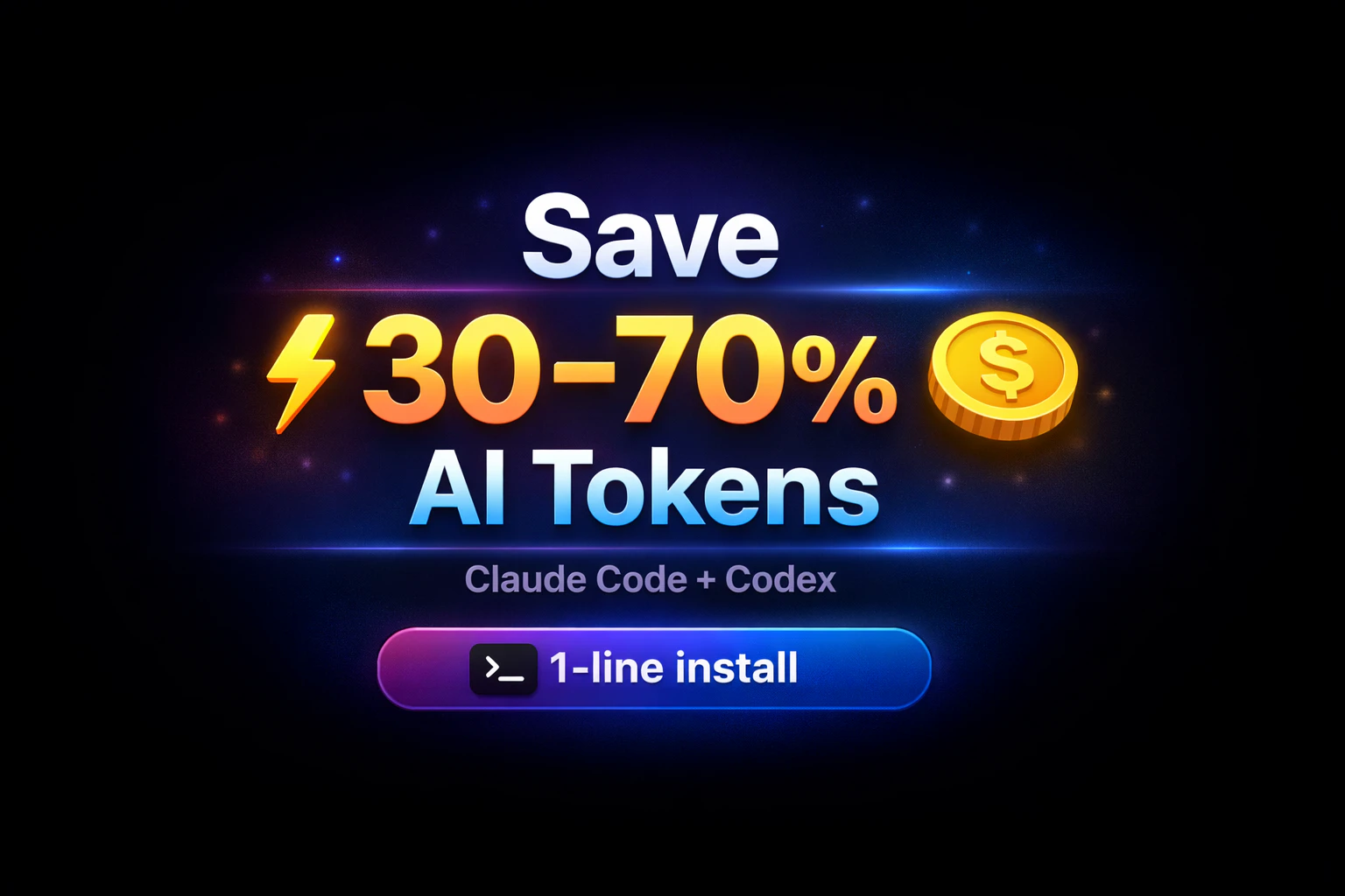 Super Saver: Save AI Tokens Automaticaly logo