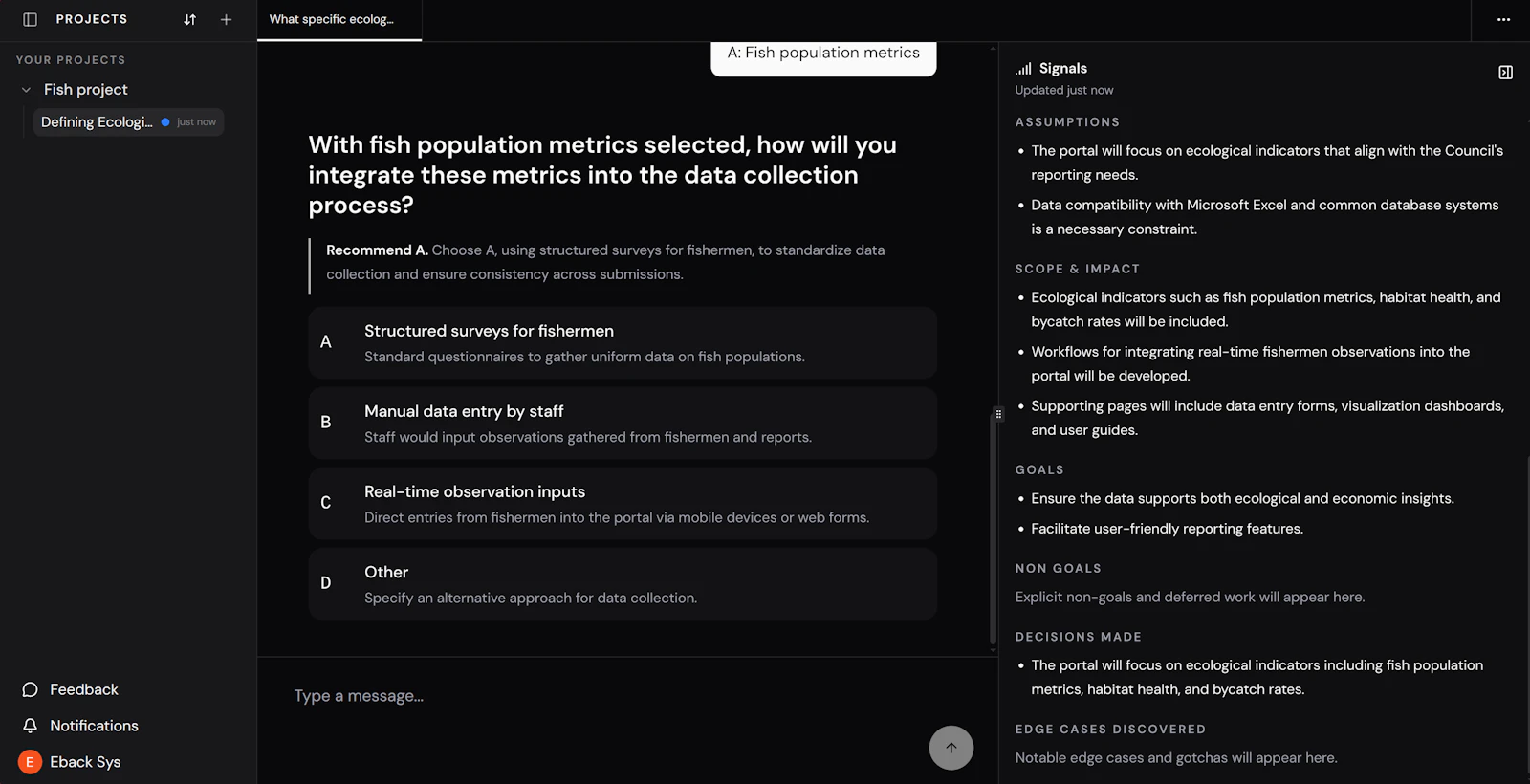 Clarify Your Ask screenshot 4
