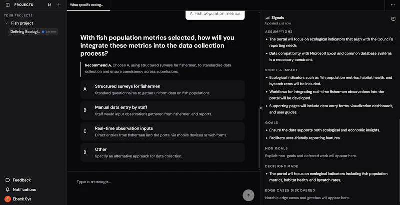 Clarify Your Ask screenshot 4