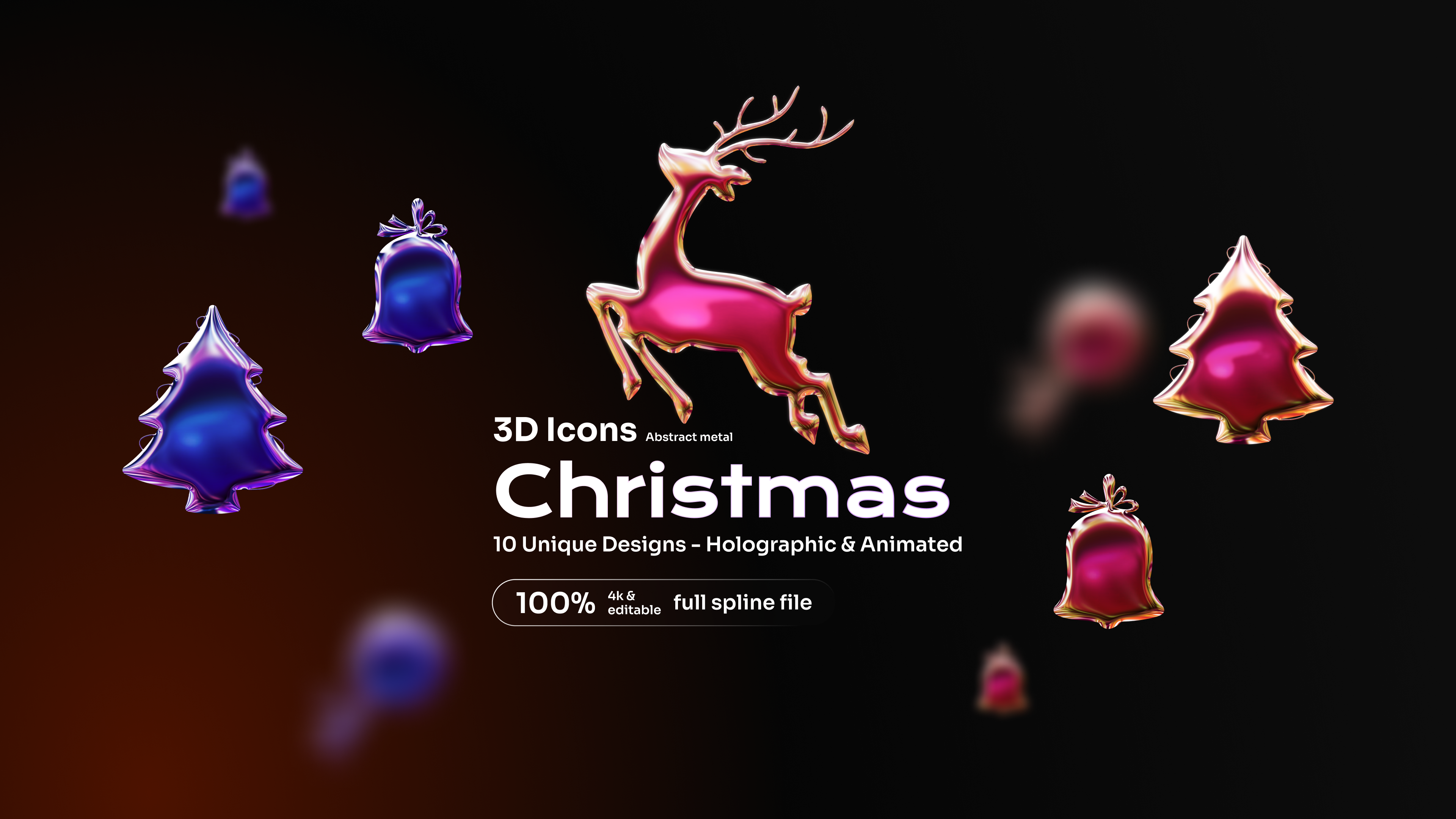 Christmas 3D Icon Design Pack