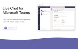 Live Chat for Slack and Microsoft Teams media 2