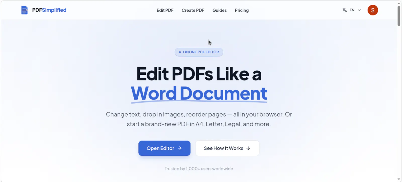 PDFSimplified screenshot 2