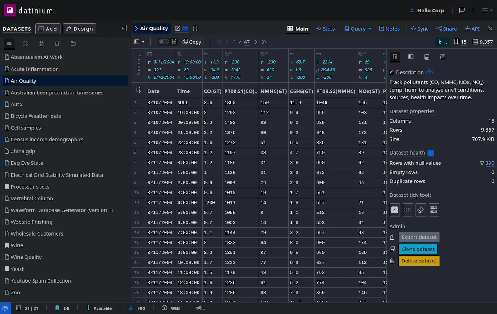Datinium launch screenshot 3