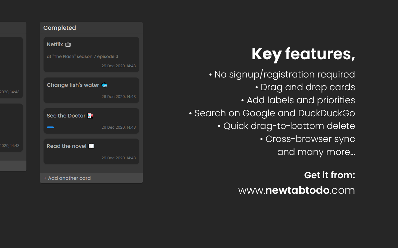 NewTabTodo gallery image