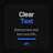 ClearText API