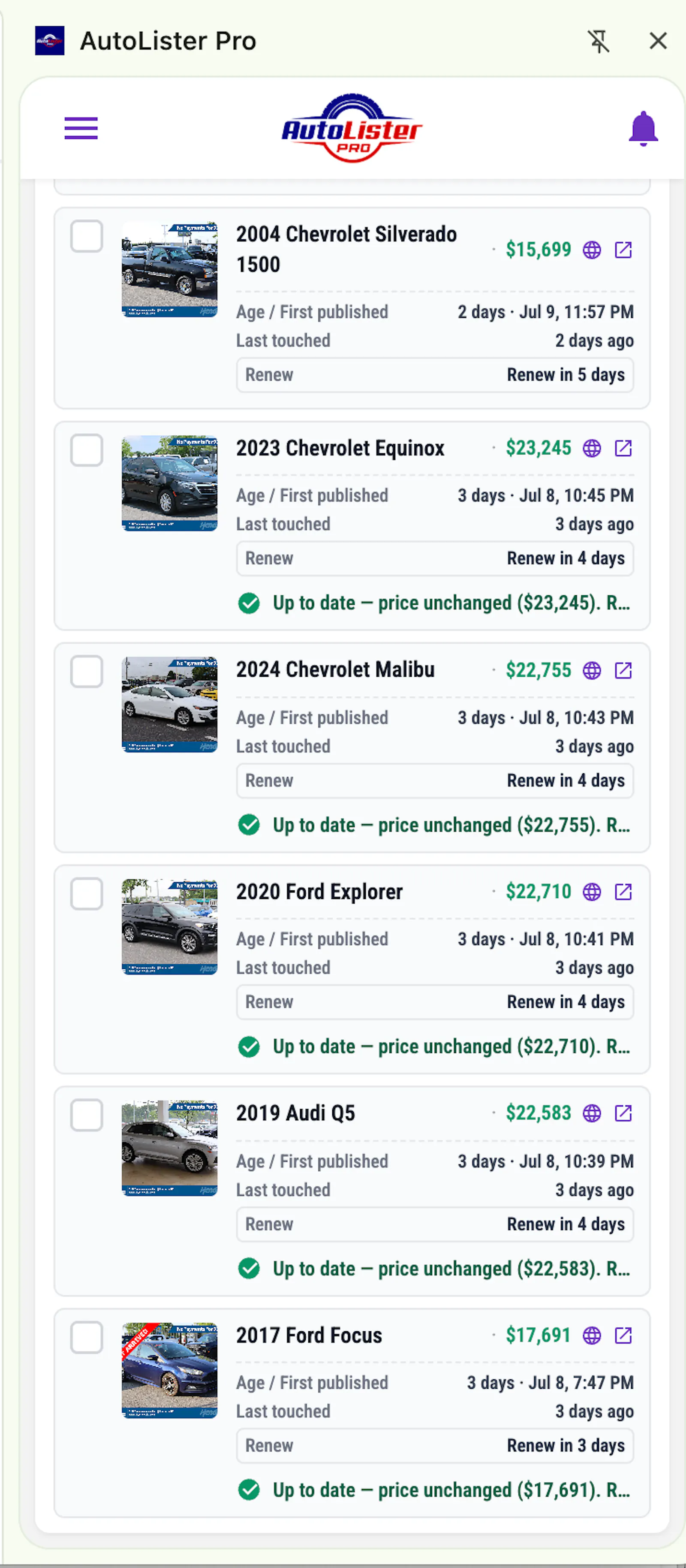 AutoLister Pro screenshot 7