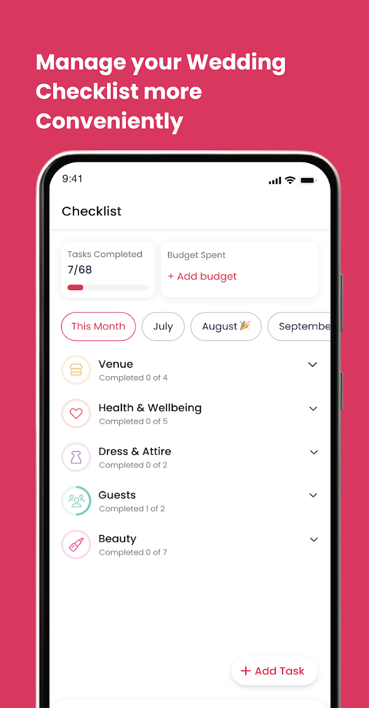 Shadiyana - Wedding Planner - Screenshot 4 showing product features and functionality