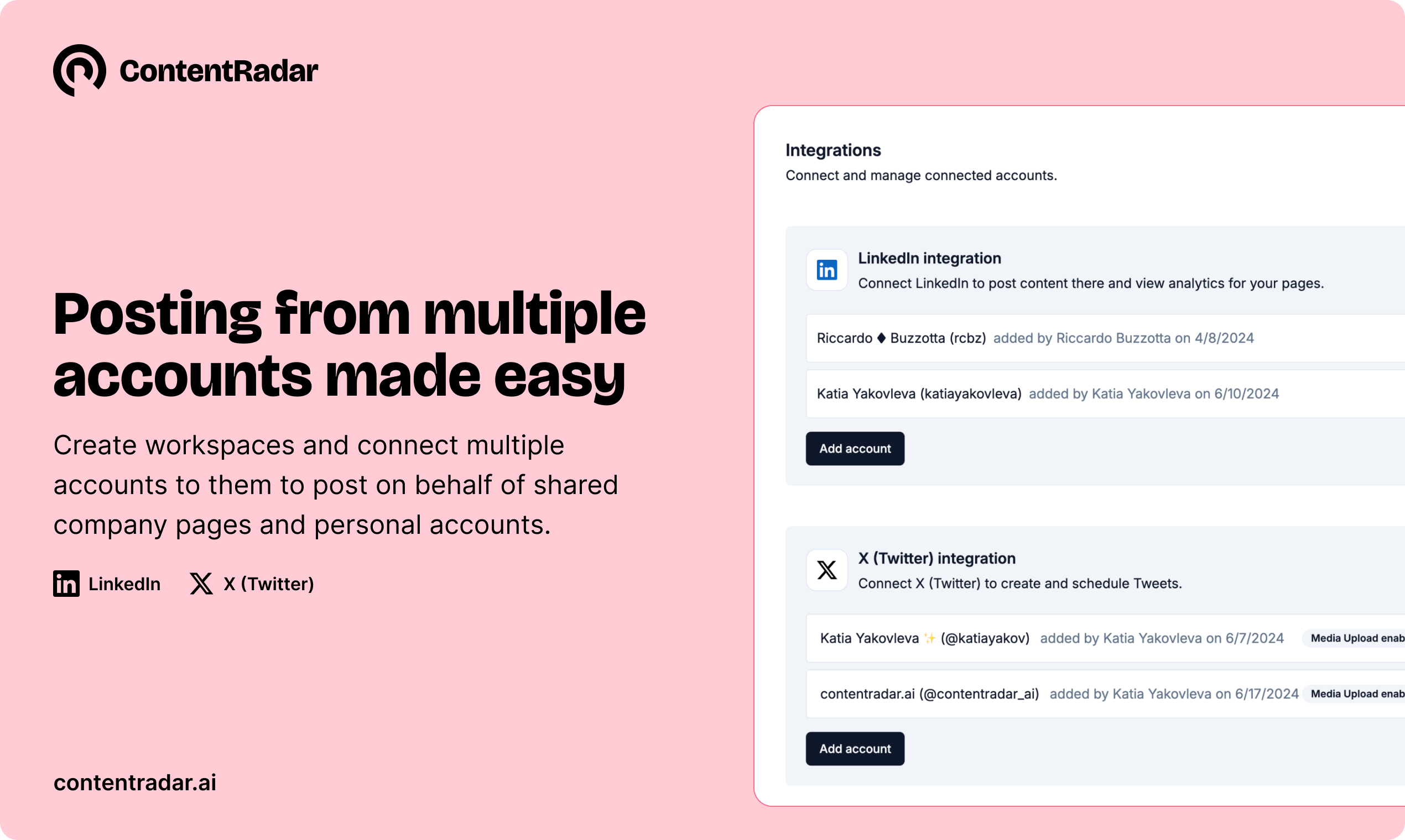Contentradar - अपने सर्वश्रेष्ठ लेखन और पॉडकास्ट को ली और एक्स पोस्ट में बदल दें मीडिया 3