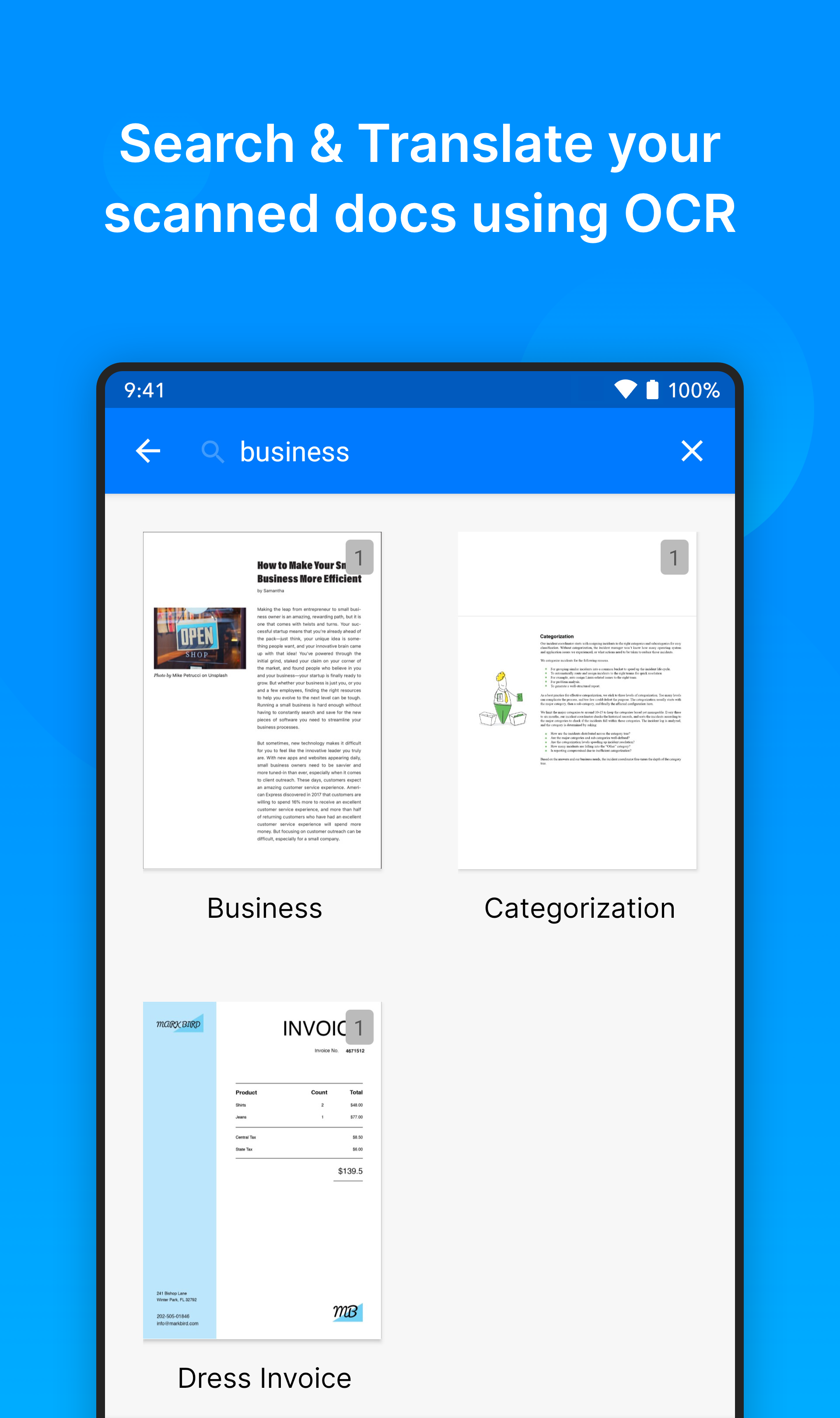 Zoho Scanner gallery image