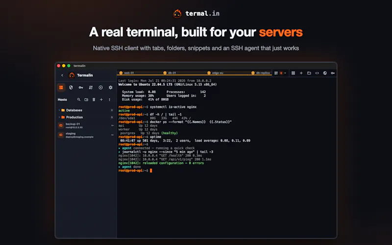 Termalin screenshot 3