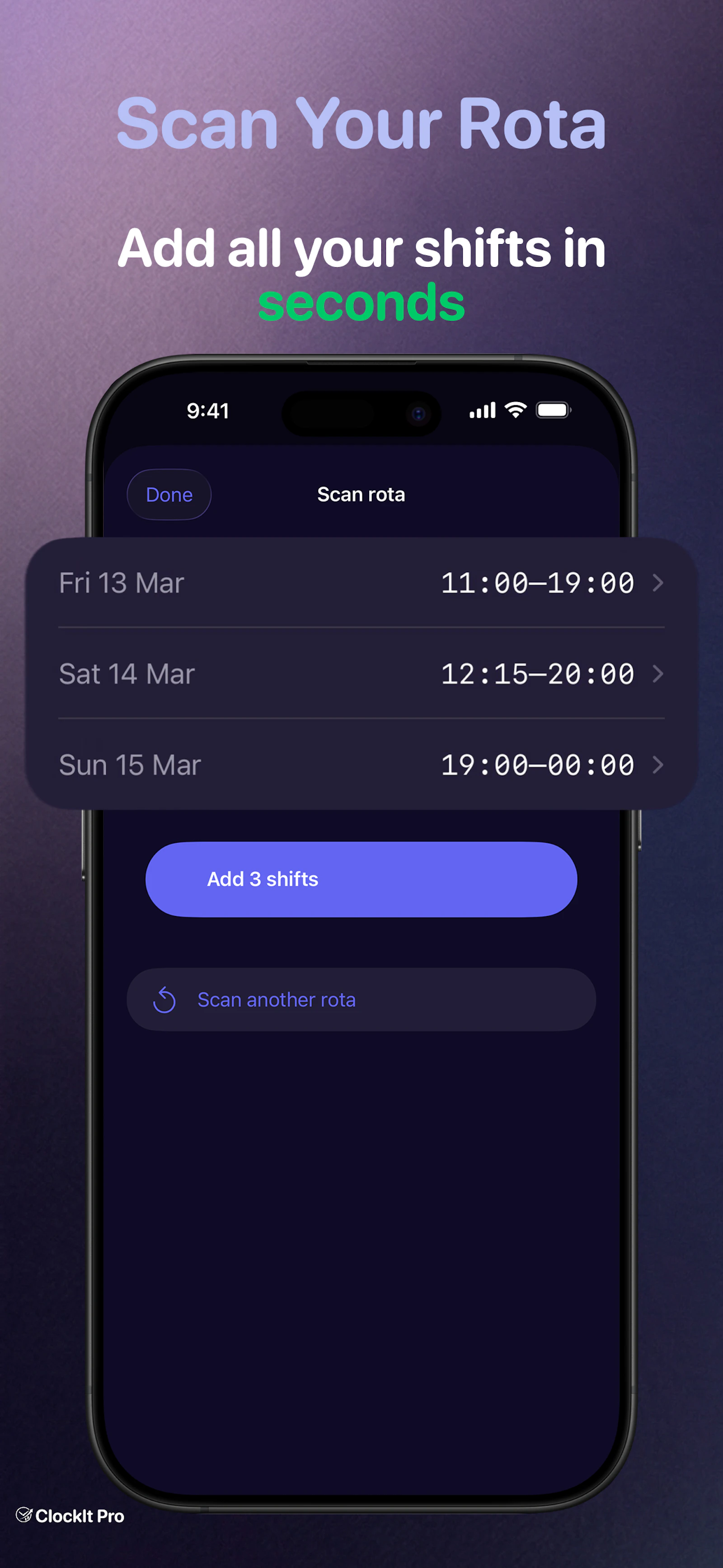 ClockIt: Shift & Wage Tracker screenshot 3