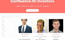 Confluence.VC Investor Database media 3