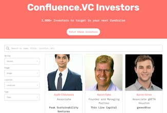 Confluence.VC Investor Database gallery image