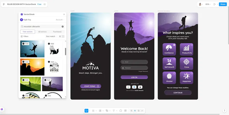 VectorStock for Figma screenshot 3