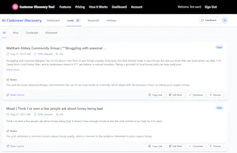AI Customer Discovery Tool gallery image