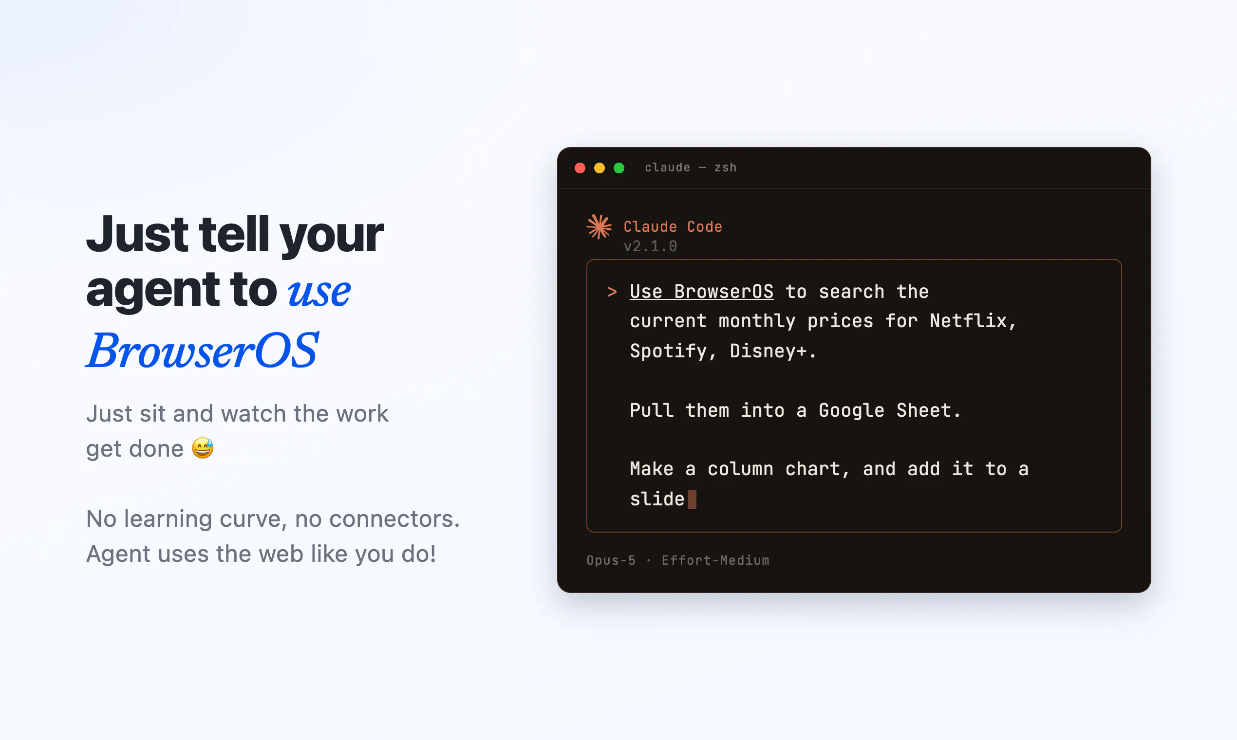 BrowserOS neo gallery image