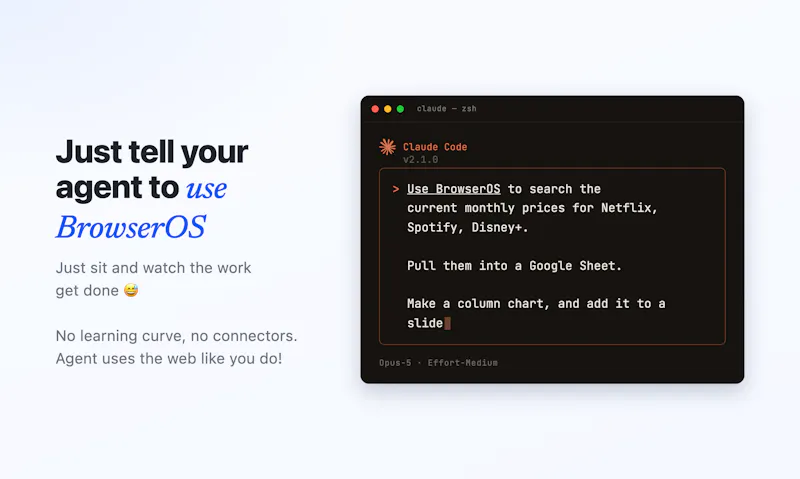 BrowserOS neo screenshot 3