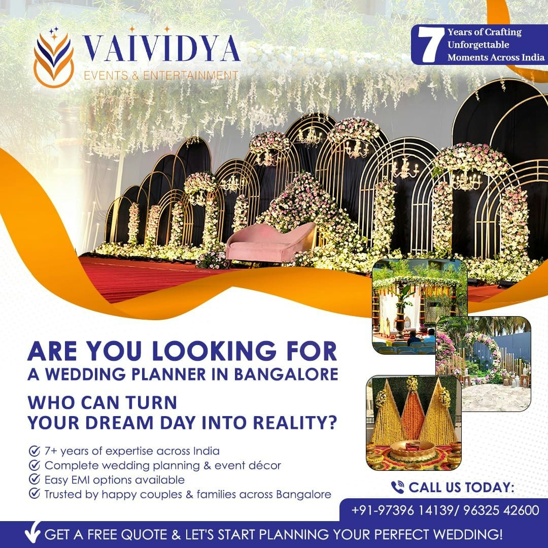 Vaividya Events - Main product screenshot demonstrating key features and user interface