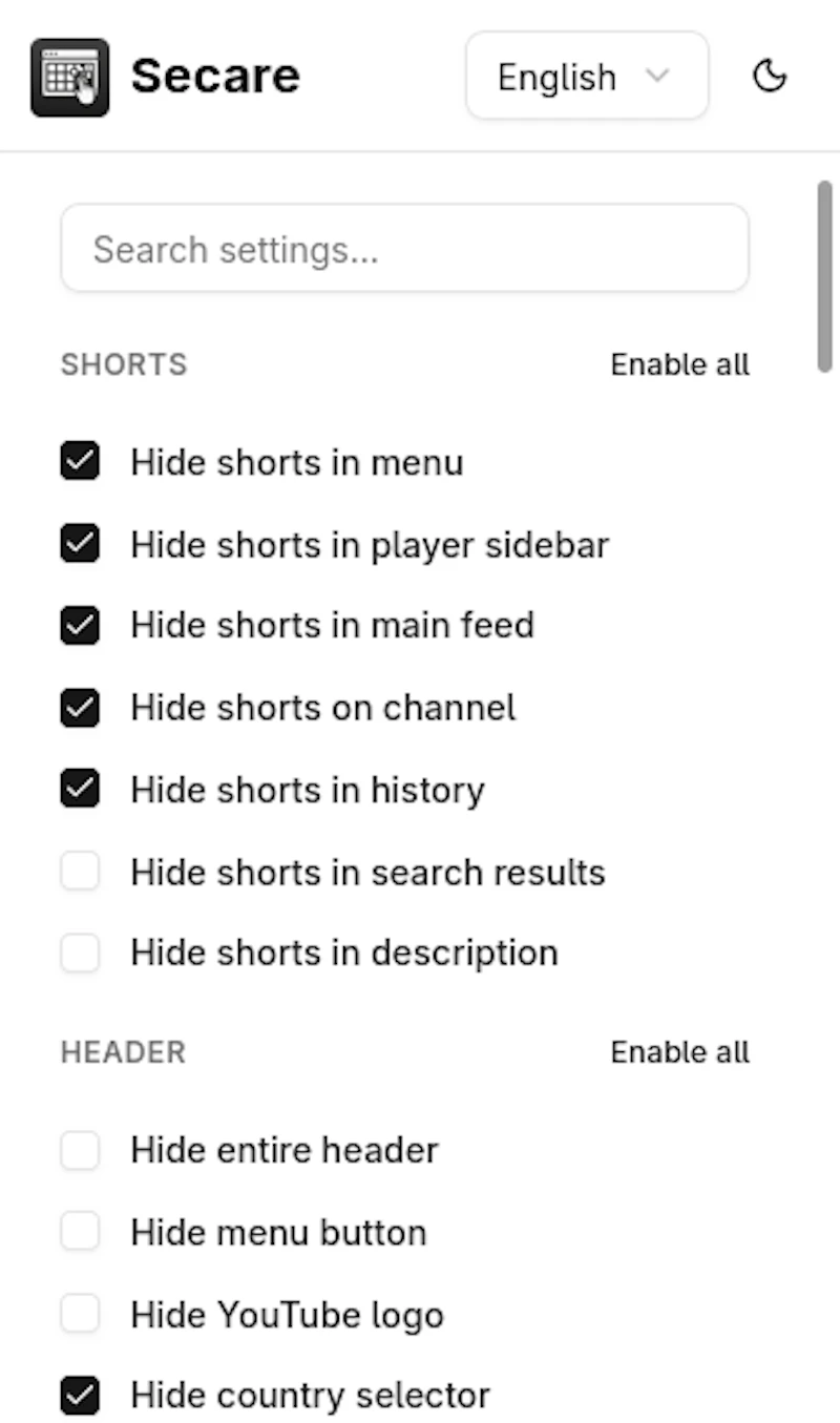 Secare  screenshot 1