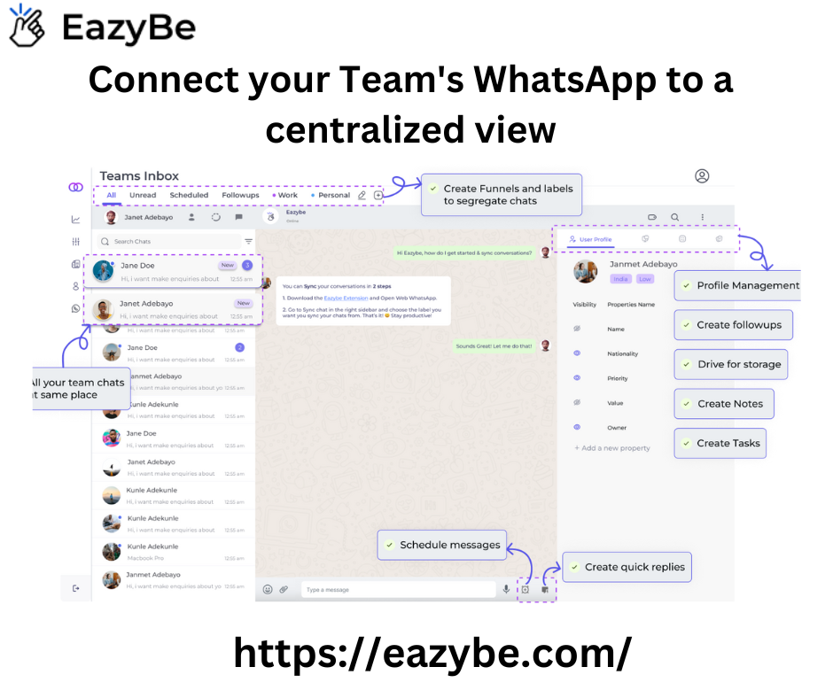 CRM, Whatsapp içindeki Hesap Yönetimi media 1