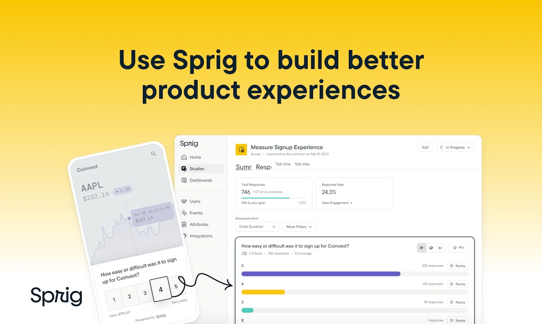 Sprig Replays & AI User Insights Gallery Image 5