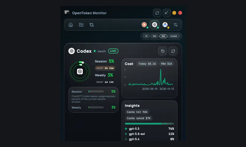 OpenToken Monitor screenshot 5