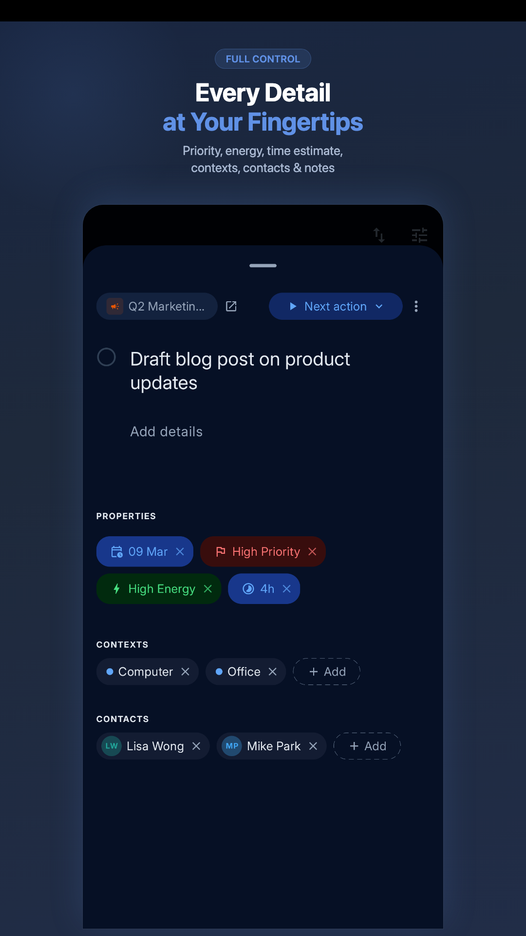 NextThing for Getting Things Done gallery image