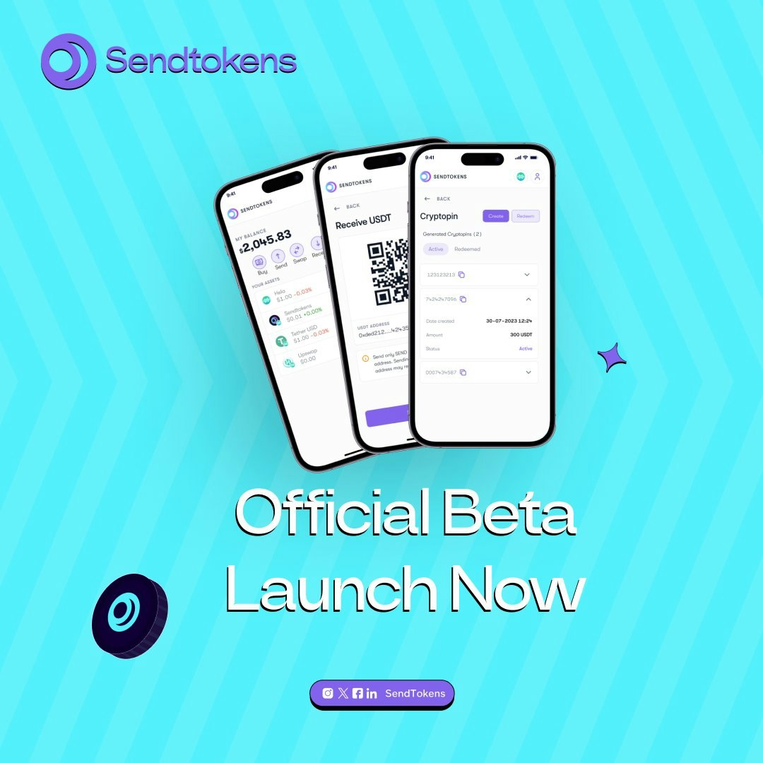 Sendtokens gallery image