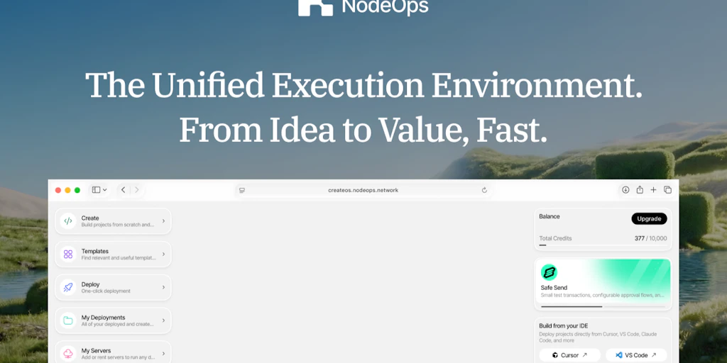 CreateOS:從概念到應用程式,省去繁瑣流程