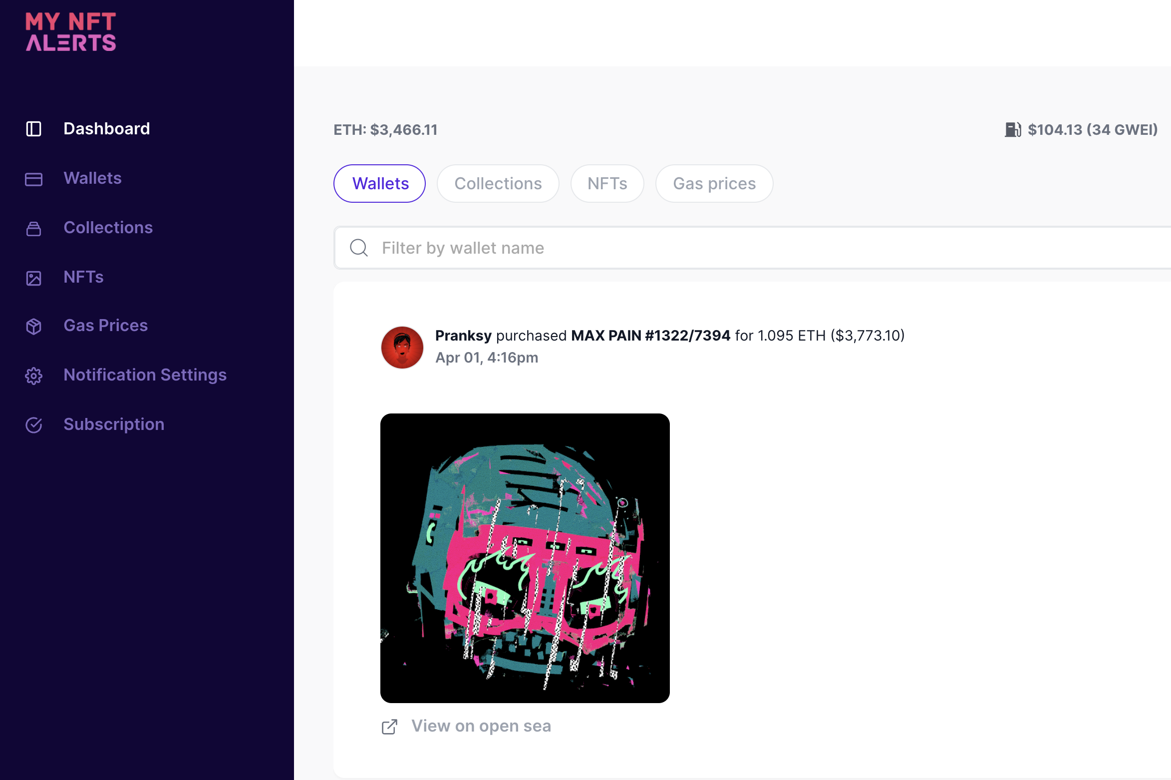 MY NFT ALERTS gallery image