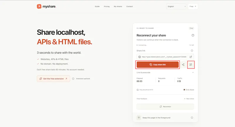 MyShare screenshot 2