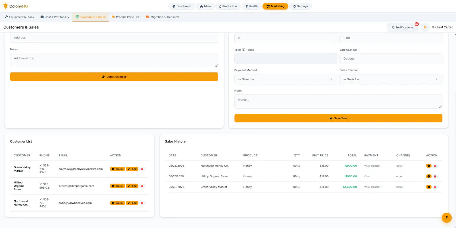 Beekeeping Web App Template screenshot 12