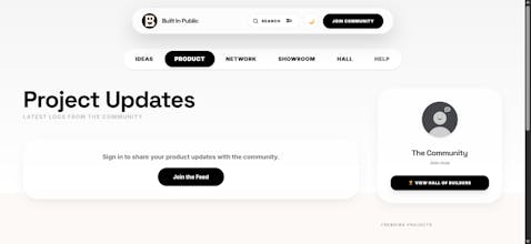 Built In Public gallery image