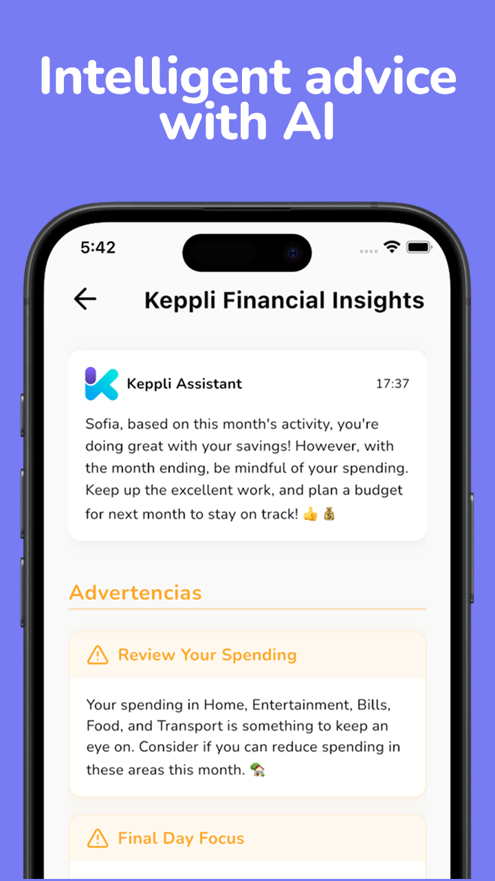 Keppli Finance: AI Financial Advisor gallery image