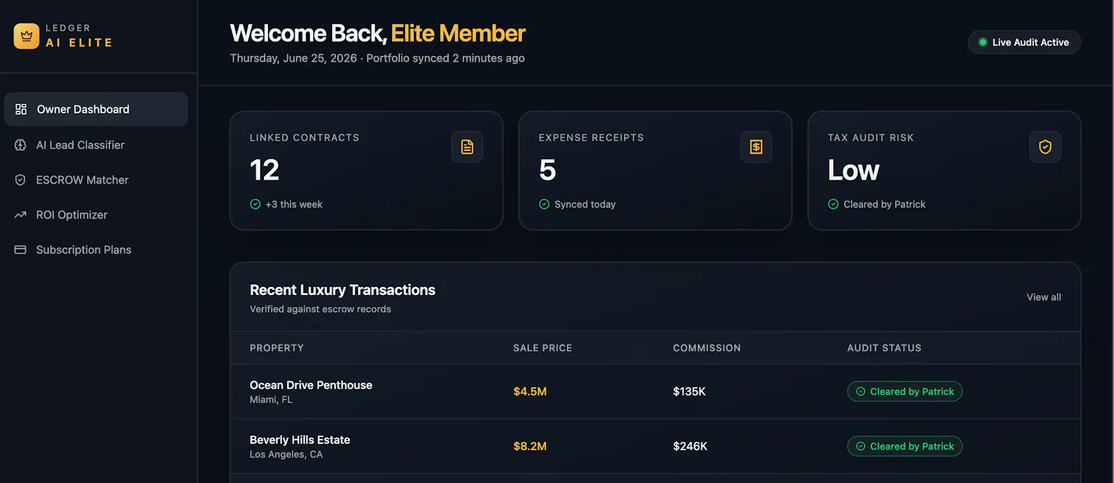 LEDGER AI ELITE screenshot 3