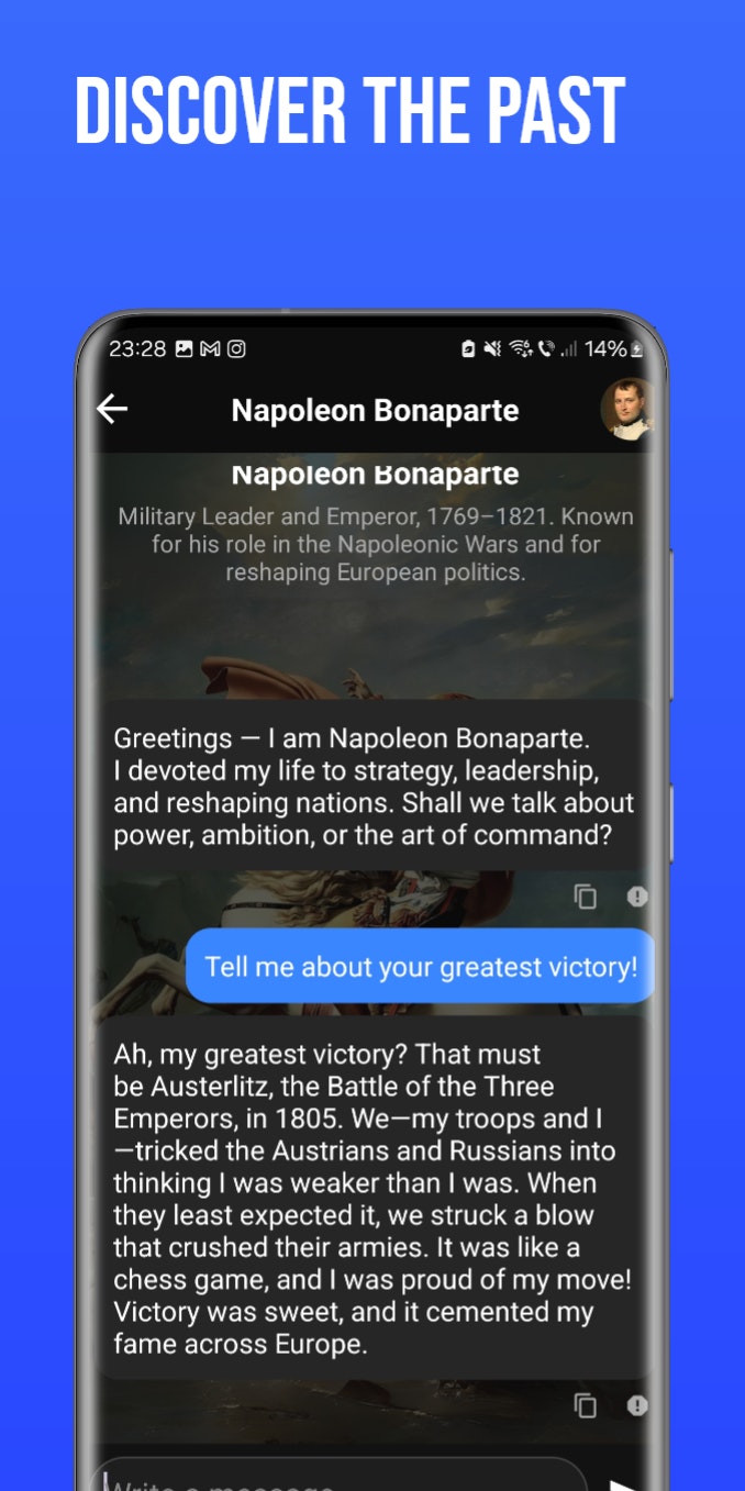 Média Passeport - discuter avec l'histoire - Discutez avec les plus grands esprits de l'histoire. 2