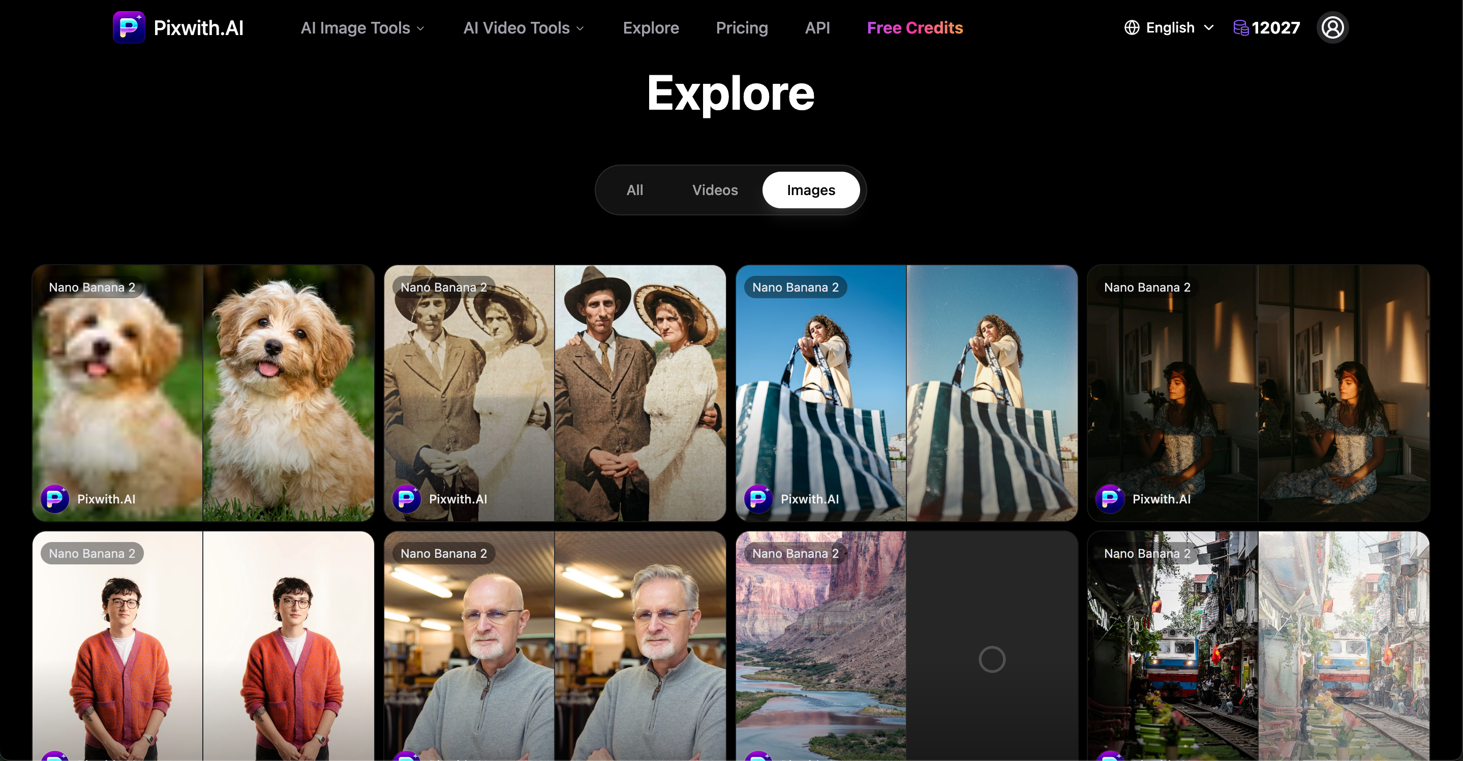 Pixwith AI - Main product screenshot demonstrating key features and user interface