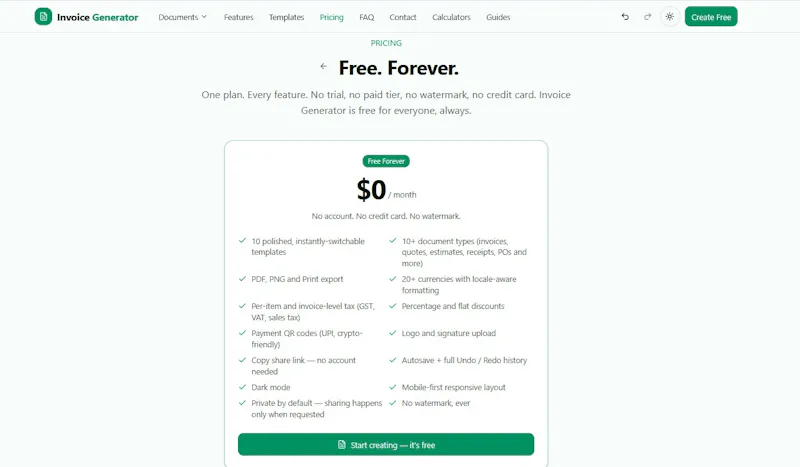 Invoice Generators screenshot 3