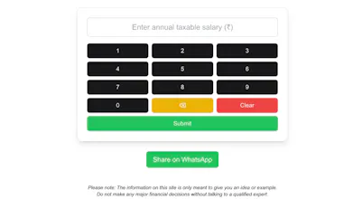 Indian Income Tax Calculator 2025-26 gallery image