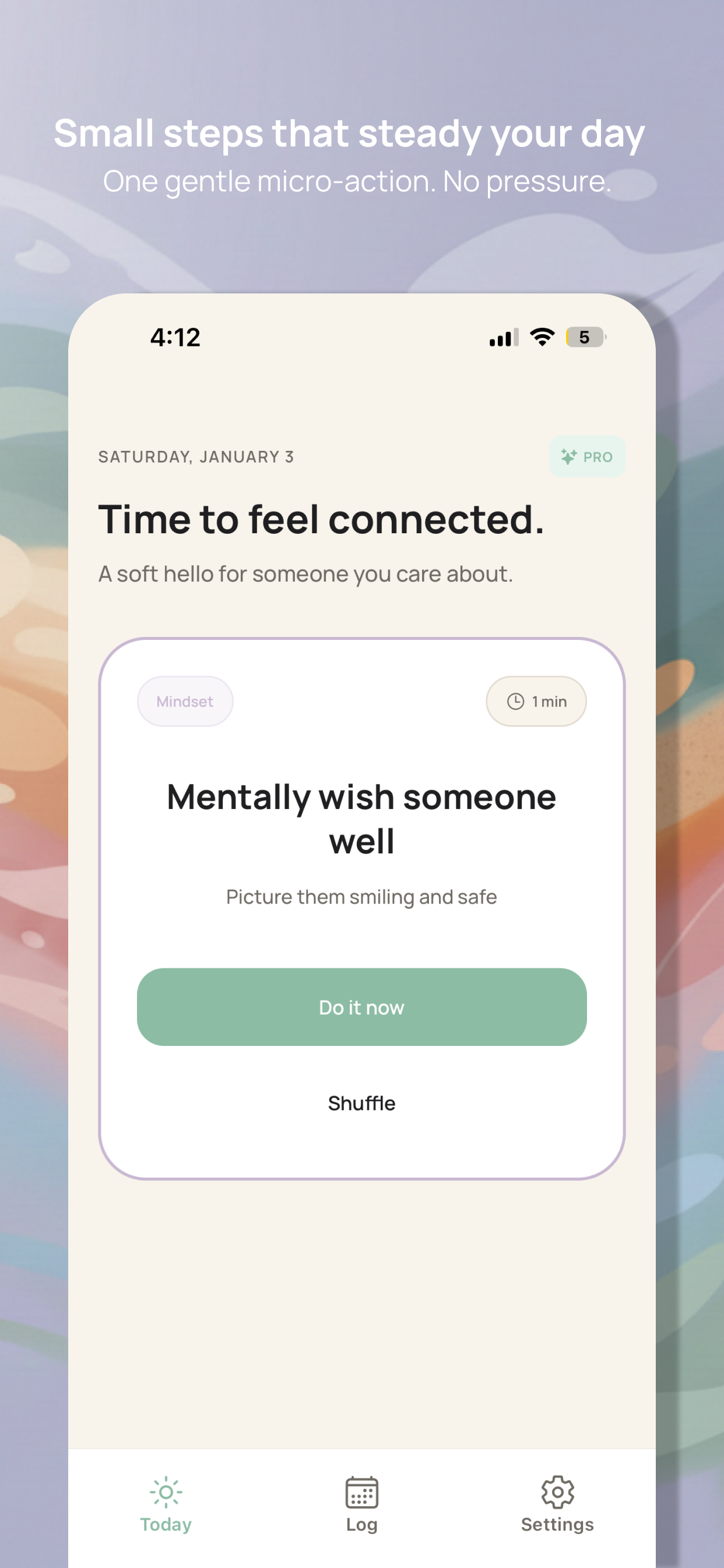 Nuddge - Main product screenshot demonstrating key features and user interface