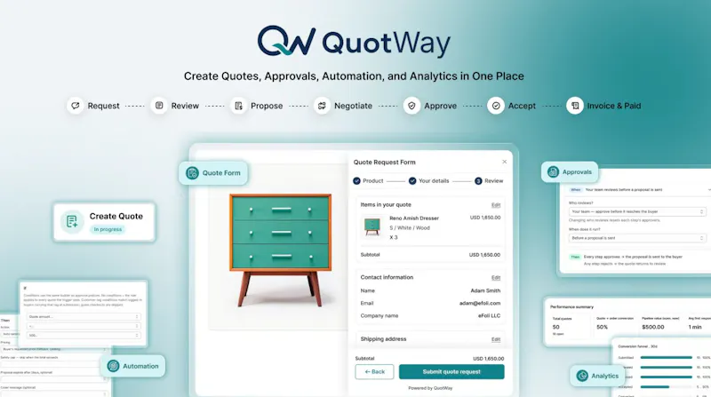 QuotWay: B2B Quote‑Negotiation screenshot 2