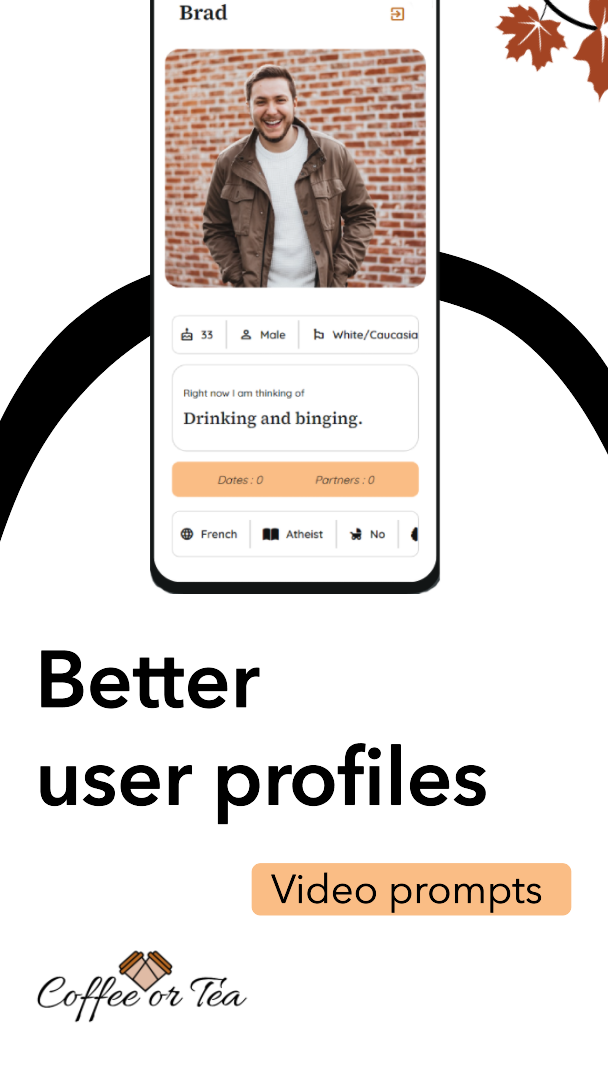 Coffee or Tea - The dating app for long-term relationships. media 6