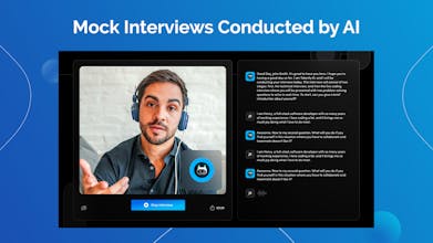 AI Interviewer helping a job seeker practice for their next job interview