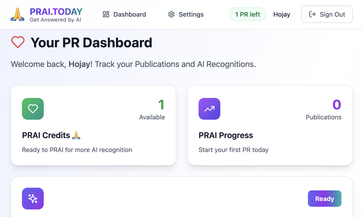 PRAI.TODAY - Get Recognized by AI media 4